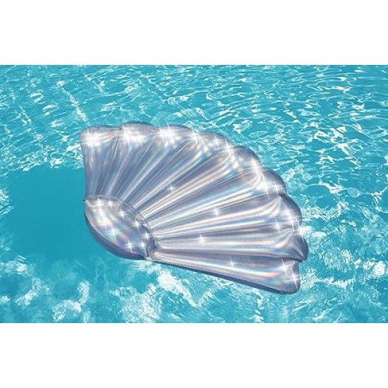 BESTWAY6'1" X 45"/1.85M X 1.14M IRIDESCENT SHELL LOUNGE (Contents:1 lounge, repair patch)