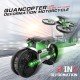 Leap 2in1 Deformation Quadcopter Drone - Green