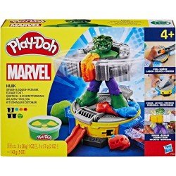 Play-Doh Marvel Hulk Smash & Squish Kids Playset with Bendy Action Figure Play-Doh Marvel Hulk Smash & Squish Kids Playset with Bendy Action Figure