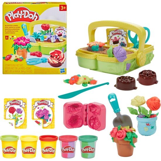 Play-Doh Blooming Flower Garden Toy Playset