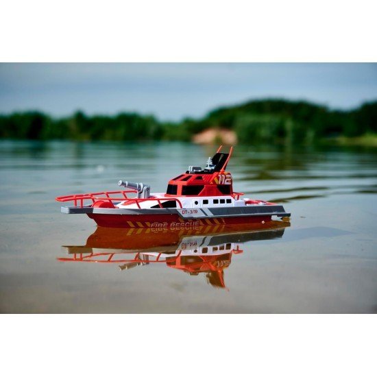 DICKIE TOYS - 15" RC Rescue Boat with Working Water Pump