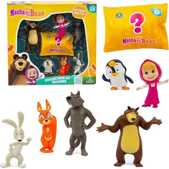 Simba Masha and Bear Figures Multipack 7-Pieces
