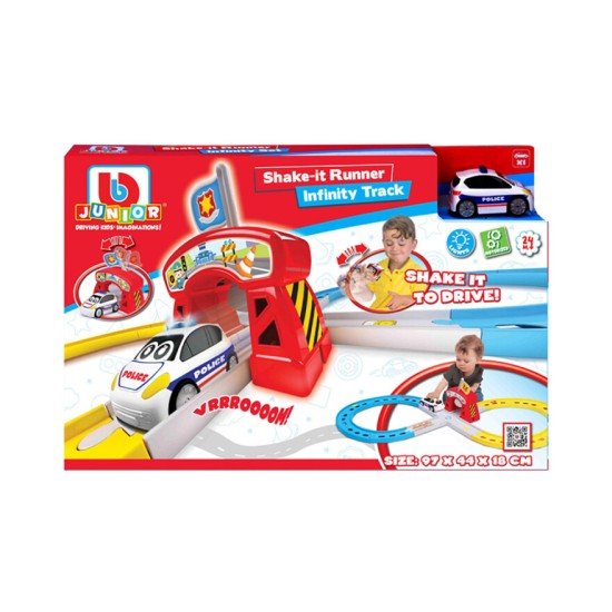 BB Junior Track Car Shake Runner Police