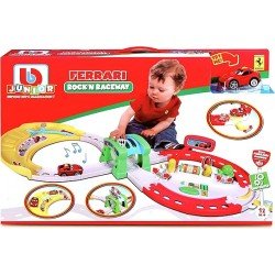 BB Junior Bburago Junior Ferrari Rock 'N Raceway With Motorized BB Junior Bburago Junior Ferrari Rock 'N Raceway With Motorized