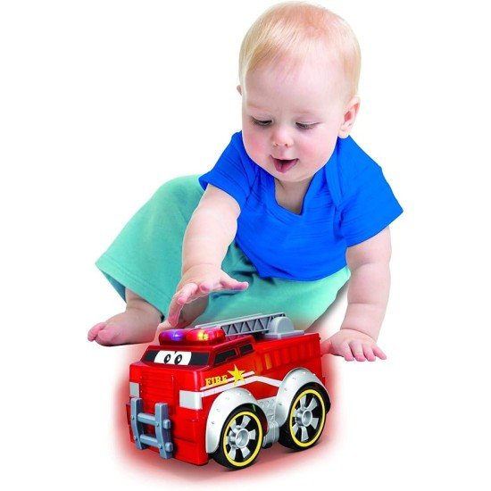 BB Junior Push & Glow Fire Truck Toy Car