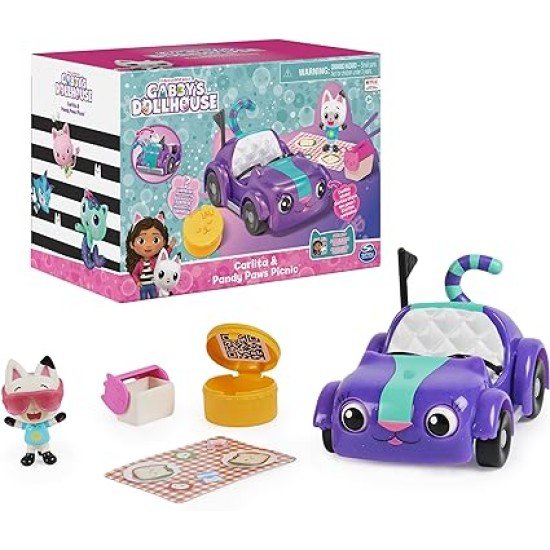 Gabby's Dollhouse DH Carlita & Pandy Paws Picnic Vehicle