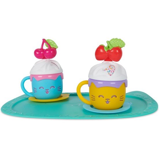 Gabby’s Dollhouse, Sprinkle Party Sweet Treat Set, Pretend Play Kitchen Hot Cocoa Party