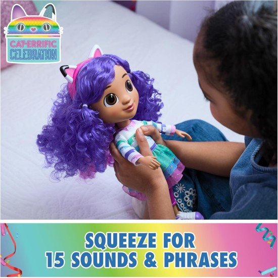 Gabby's Dollhouse, Sing & Celebrate Gabby Girl Doll