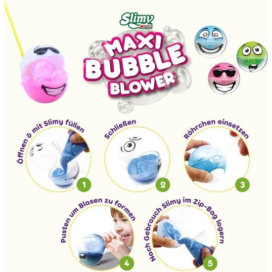 Slimy Funny Maxi Bubble Blower