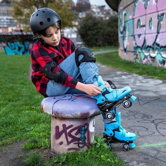 Xootz Quad Skates Blue (32-35)