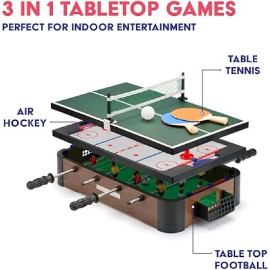 PowerPlay 20" 3 In 1 Games Table