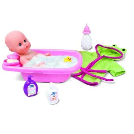 Bambolina Royal - Bath Baby Doll with Bathing Set 30CM