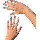 Cool Maker, Get Glitzy Glitter Nail Kit with 6 Colors & Stickers for 5 DIY Manicures