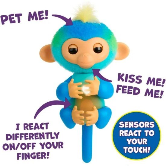 Fingerlings Monkey Blue - Leo