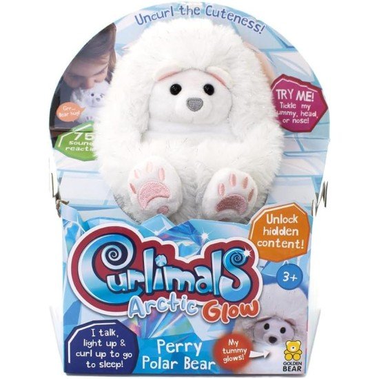 Curlimals Arctic Glow Perry Polar Bear