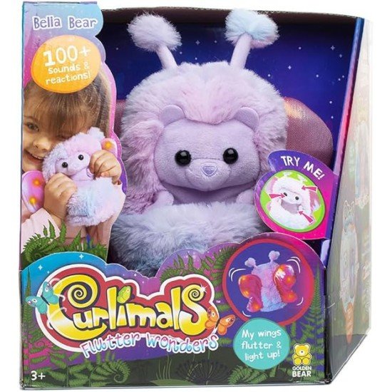 Curlimals Flutter Wonders Bella Bear