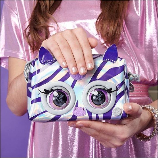 Purse Pets Metallic Magic Zebra
