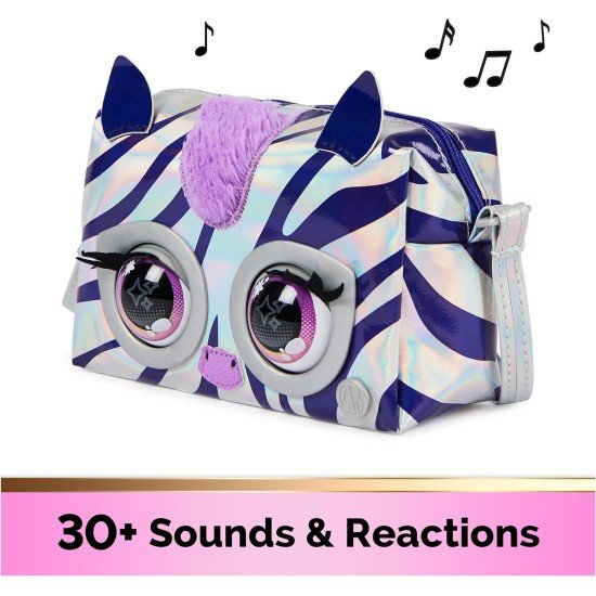 Purse Pets Metallic Magic Zebra