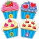 The Learning Journey: My First Match It - Counting Cupcakes