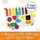 The Learning Journey: Lift & Learn Puzzle Colors & Shapes – Preschool Toys & Activities
