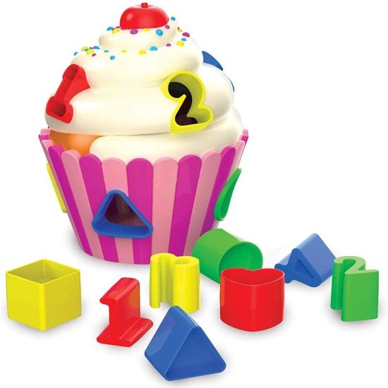 The Learning Journey Early Learning Cupcake Shape Sorter