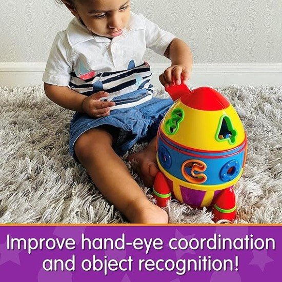The Learning Journey Early Learning - Rocket Shape Sorter