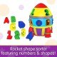The Learning Journey Early Learning - Rocket Shape Sorter