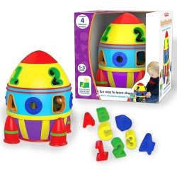 The Learning Journey Early Learning - Rocket Shape Sorter The Learning Journey Early Learning - Rocket Shape Sorter