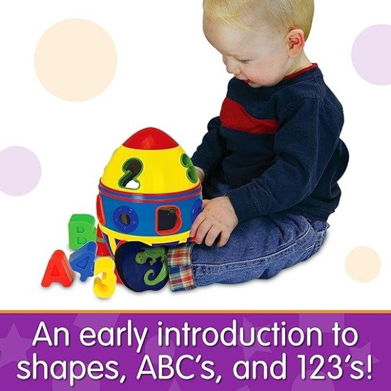 The Learning Journey Early Learning - Rocket Shape Sorter