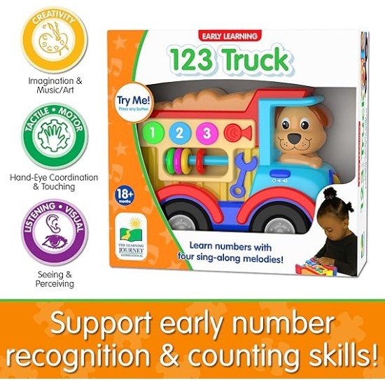 The Learning Journey Early Learning Vehicles - 123 Truck