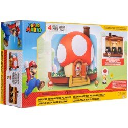 Super Mario Action Figures 2.5" Deluxe Toad Playset Super Mario Action Figures 2.5" Deluxe Toad Playset