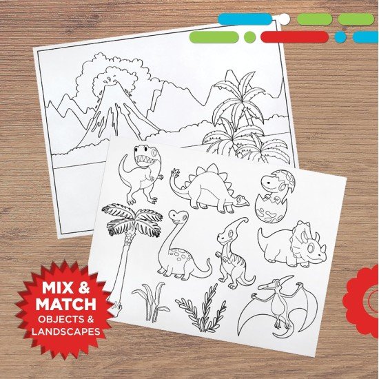Discovery LED Tracing Tablet, 26-Piece Set with Washable Markers, Tracing & Template Sheets