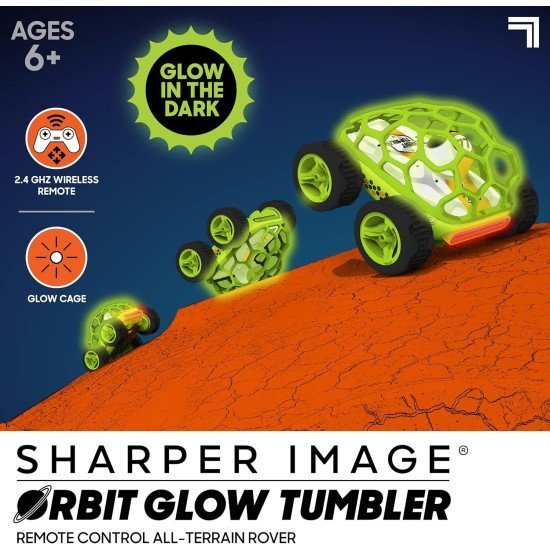 Remote Control Glow In The Dark Orbit Tumbler Car Toy