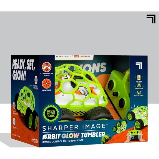 Remote Control Glow In The Dark Orbit Tumbler Car Toy