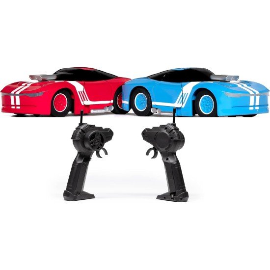 Sharper Image RC Demolition Derby Car 2 Pack Speed Sports Racing Club Cars