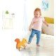 Hape Pull Along - Squirrel - Orange - Wooden Animal Toy