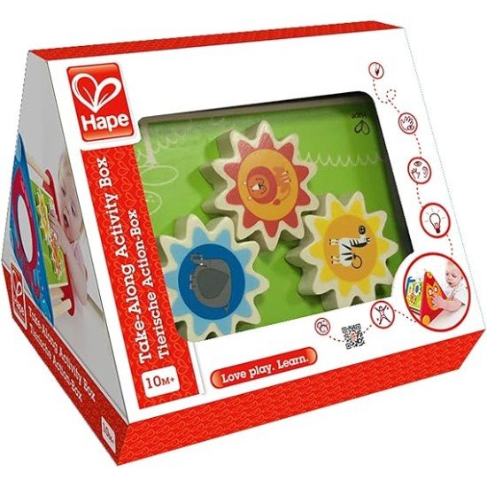 Hape Wooden Take-Along Activity Box