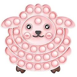 Sheep Shape pop it Fidget Pink Sheep Shape pop it Fidget Pink