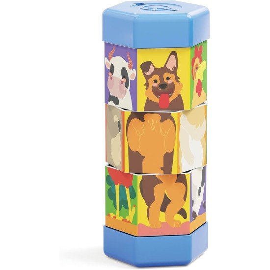 Quercetti Tubo Mix & Match - Animals