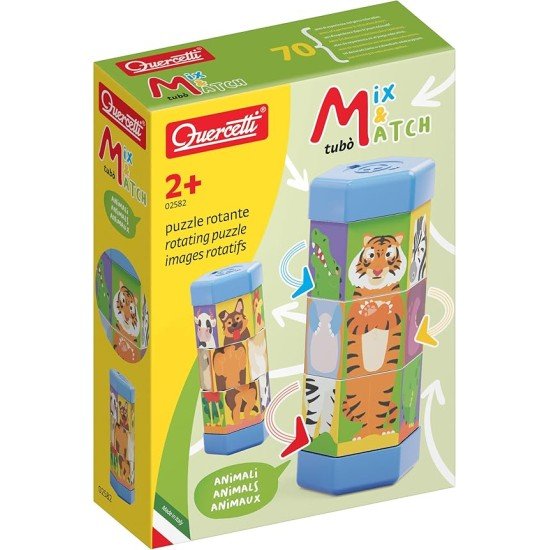 Quercetti Tubo Mix & Match - Animals