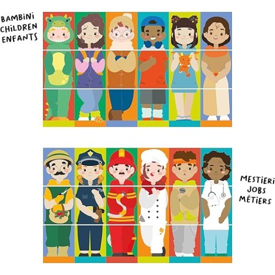 Quercetti Tubò Mix & Match - Characters