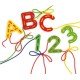 Quercetti: Play Montessori: ABC & 123 - Lacing