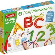 Quercetti Play Montessori ABC & 123 - Lacing Quercetti Play Montessori ABC & 123 - Lacing