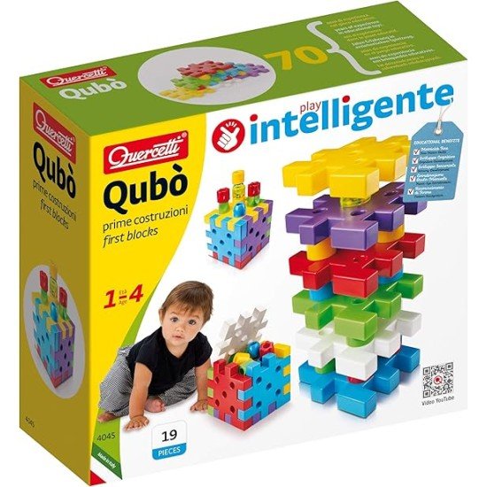 Quercetti Qubo First Blocks Multi Color
