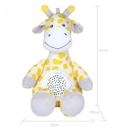 Funmuch 3 in 1 Cuddle Projector Toy - Giraffe