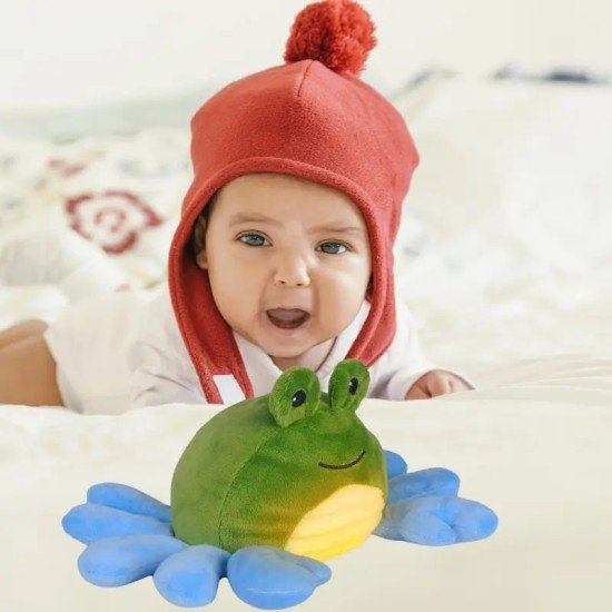 Funmuch Soothe Crib Cuddle Toy with Night Light and Music