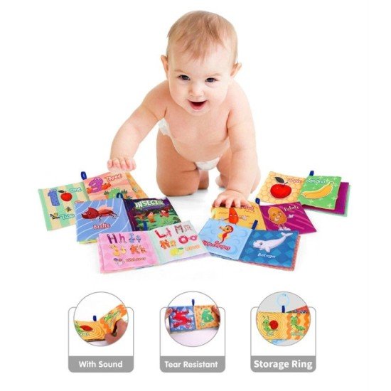 Sobibear Puzzle Teaching Cloth Book 6 Pack