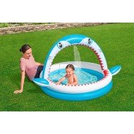 Bestway Sharktastic Paddling Pool with Water Sprinkler 163 x 127 x 92 cm Bestway Sharktastic Paddling Pool with Water Sprinkler 163 x 127 x 92 cm