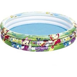 Bestway  Disney Mickey Roadster Racers Pool with 3 Draught Excluders, 122 x 25 cm Bestway  Disney Mickey Roadster Racers Pool with 3 Draught Excluders, 122 x 25 cm