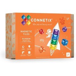 CONNETIX - Rainbow Square Pack, 42 Pieces CONNETIX - Rainbow Square Pack, 42 Pieces